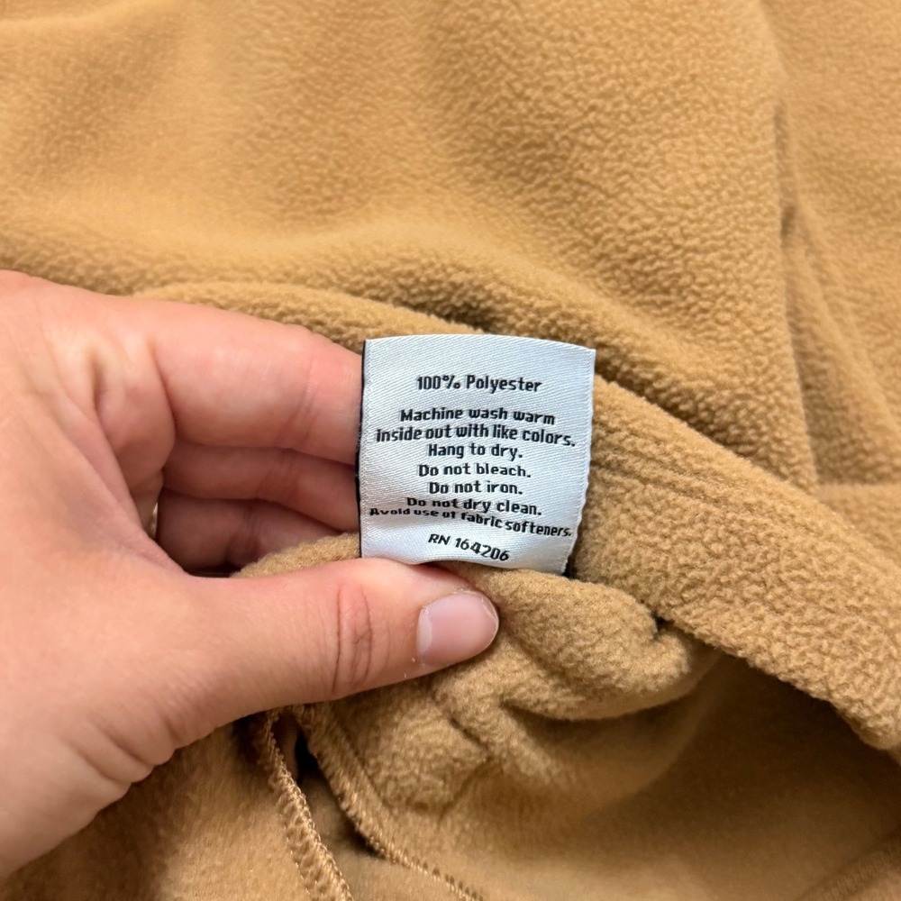 Dudley Stephens Cobble Hill Fleece Turtleneck Camel Tan Small Pullover Sweater - Picture 7 of 7